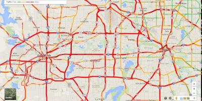 Zemljevid Dallas prometa