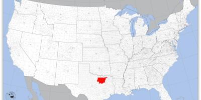 Dallas na zemljevid zda