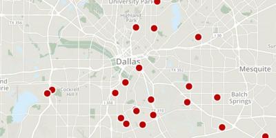 Dallas kriminala zemljevid