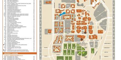 University of Texas Dallas zemljevid